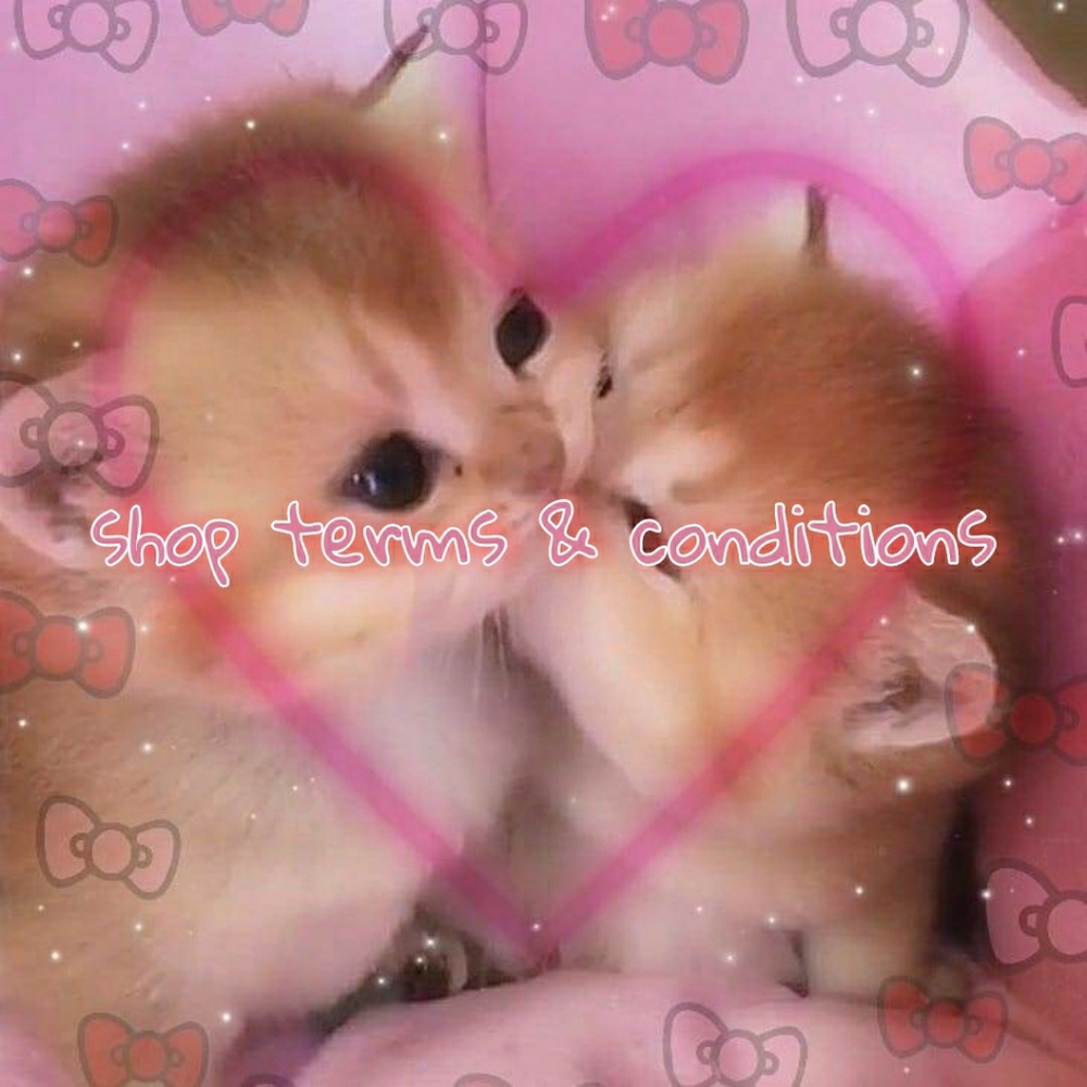 💖🌸Shop Terms & Conditions🌸💖